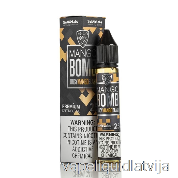 Mango Bomb - Vgod Saltnic - 30ml 25mg Vape šķidrums